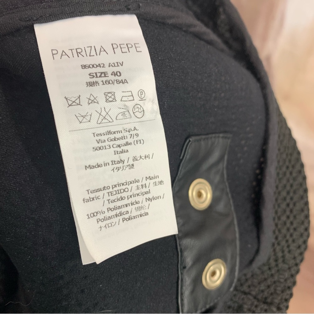 NEW Patricia Pepe Moto Leather Faux Textured Jacket - Picture 10 of 12